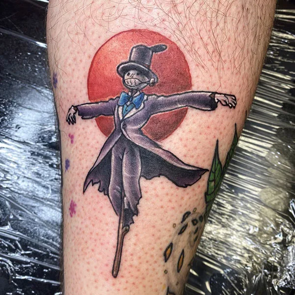 Turnip-Head Howl's Moving Castle Tattoo