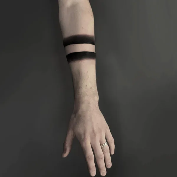 Two Line Forearm Tattoo 1