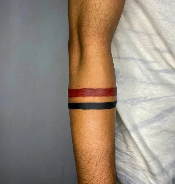 Two Line Forearm Tattoo 2