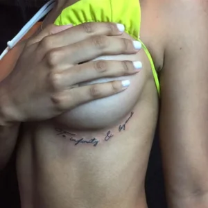 Under breast tattoo quotes 1