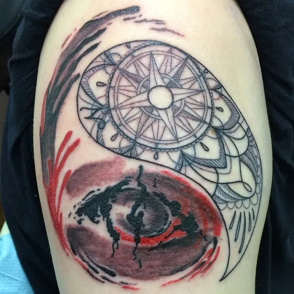 Unique Yin Yang Tattoo 2
