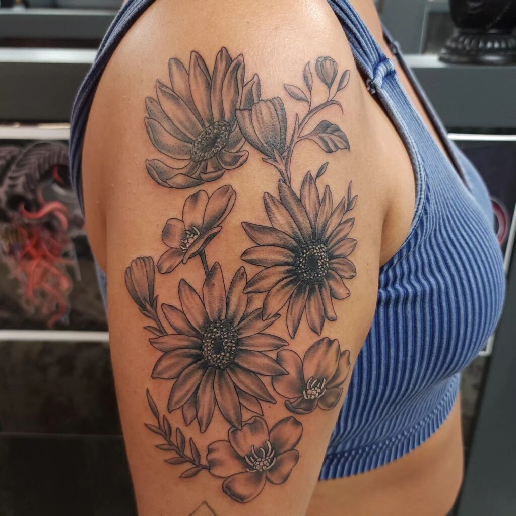 Unique Floral Design Tattoo Half Sleeve Ideas: Creative and Artistic Ink Concepts