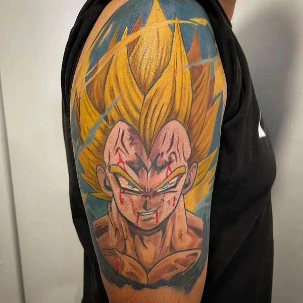 Vegeta Tattoo 11