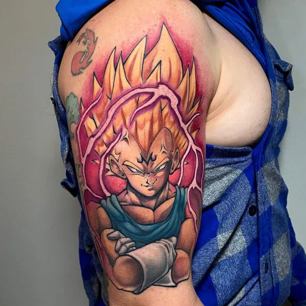 Vegeta Tattoo 17