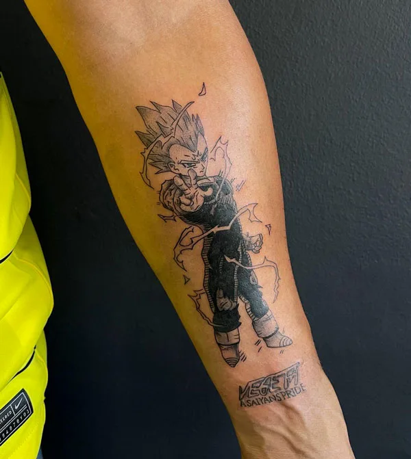 Vegeta Tattoo 2