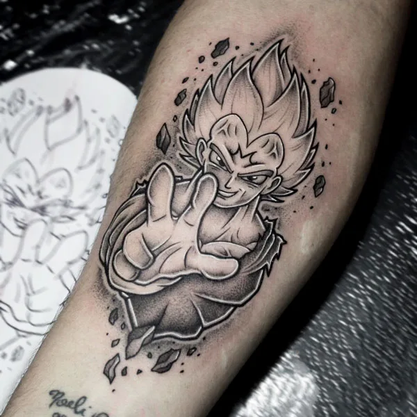 Vegeta Tattoo 28