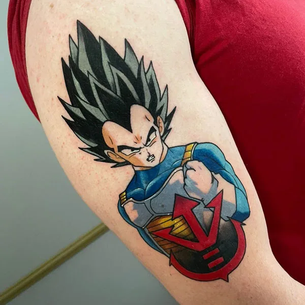 Vegeta Tattoo 4