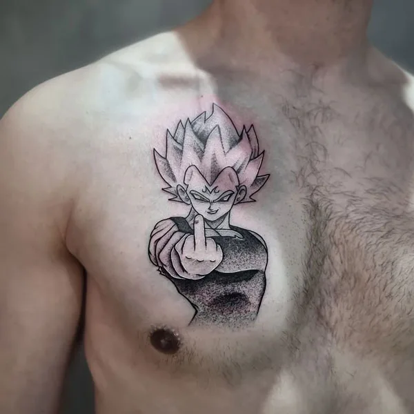 Vegeta Tattoo 39