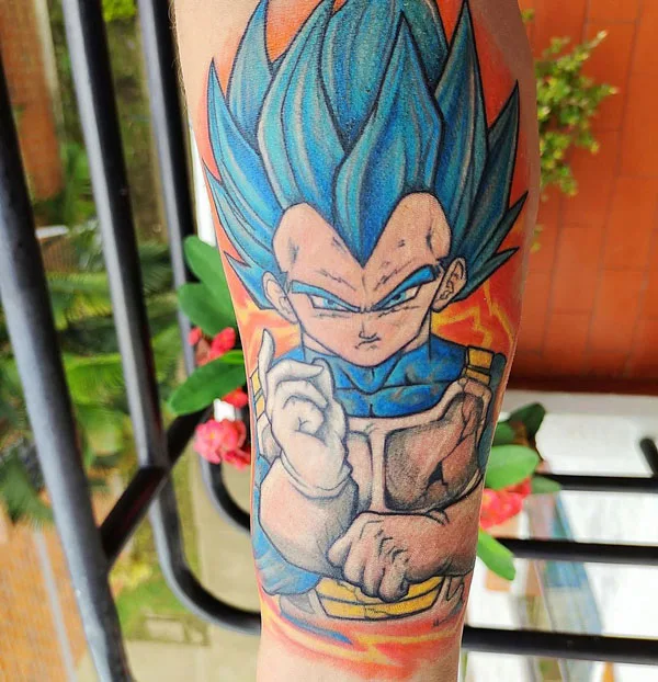 Vegeta Tattoo 8