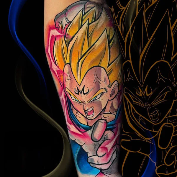Vegeta Tattoo 58