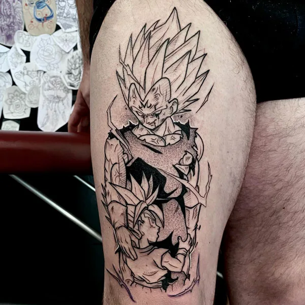 Vegeta Tattoo 64
