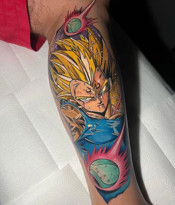 Vegeta Tattoo 70