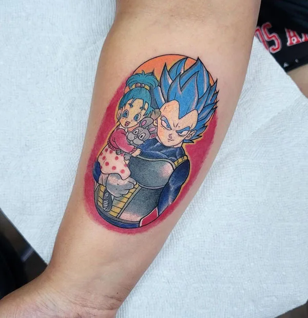 Vegeta Tattoo 77