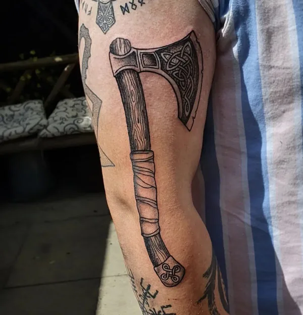 Viking Axe Tattoo 1