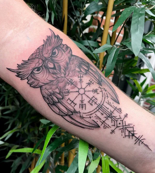 Viking Compass Tattoo 2