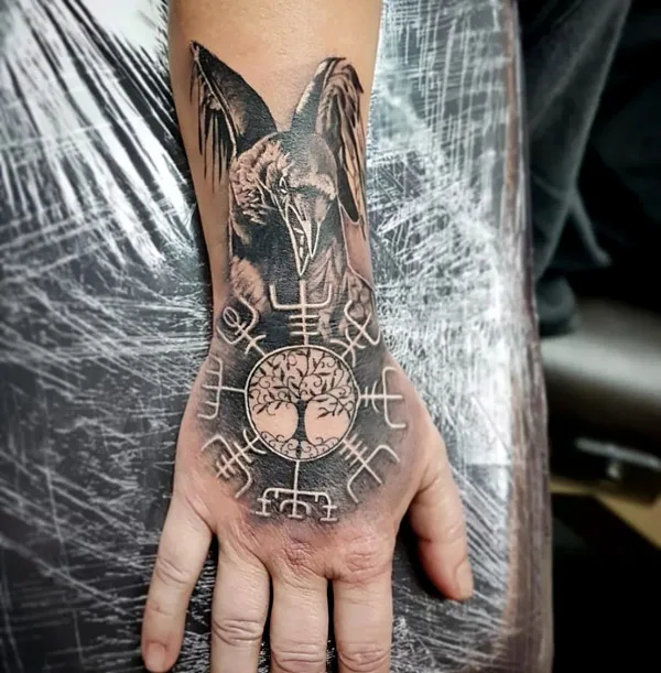 Viking Hand Tattoo 1