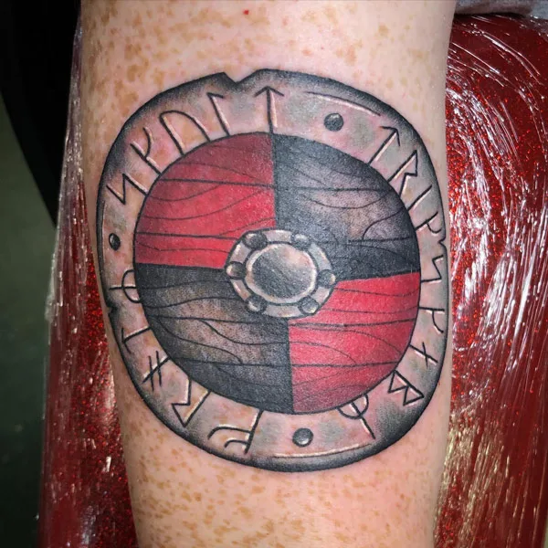 Viking Shield Tattoo 2