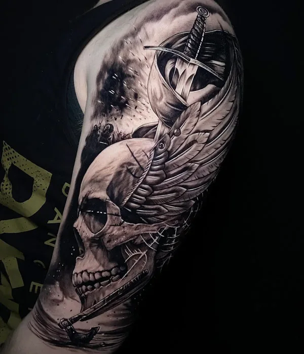 Viking Skull Tattoo 1