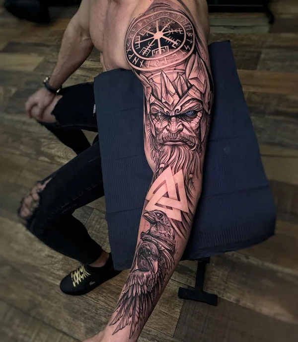 Viking Sleeve Tattoo 1