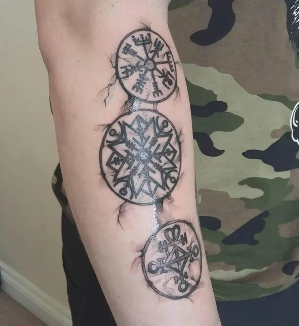 Viking Symbols Tattoo 1