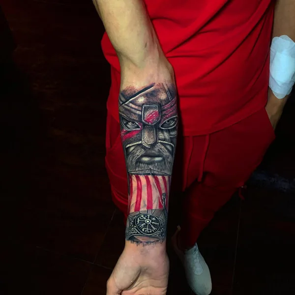 Viking Warrior Tattoo 2