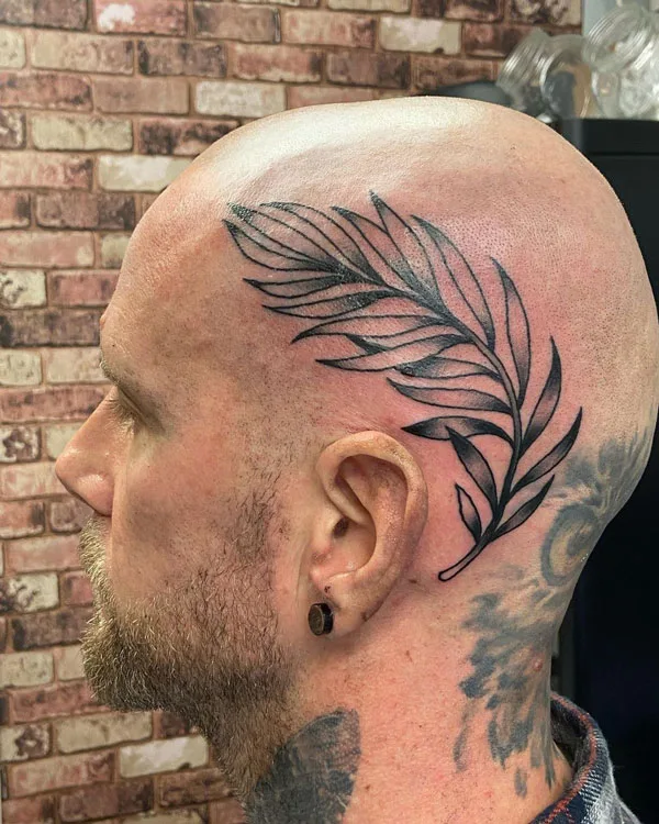Vine Leaf Tattoo 2