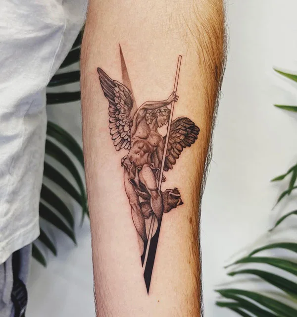 Warrior Archangel Michael Tattoo 1