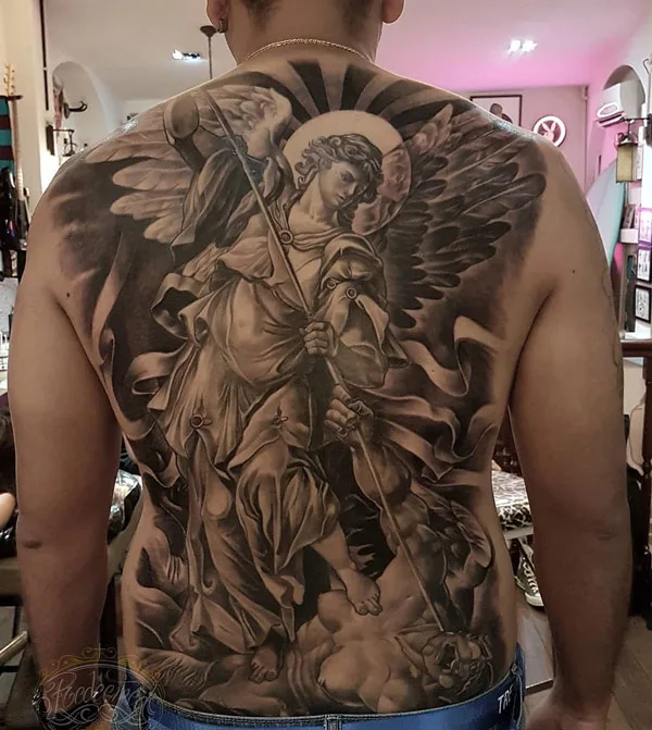 Warrior Archangel Michael Tattoo 3