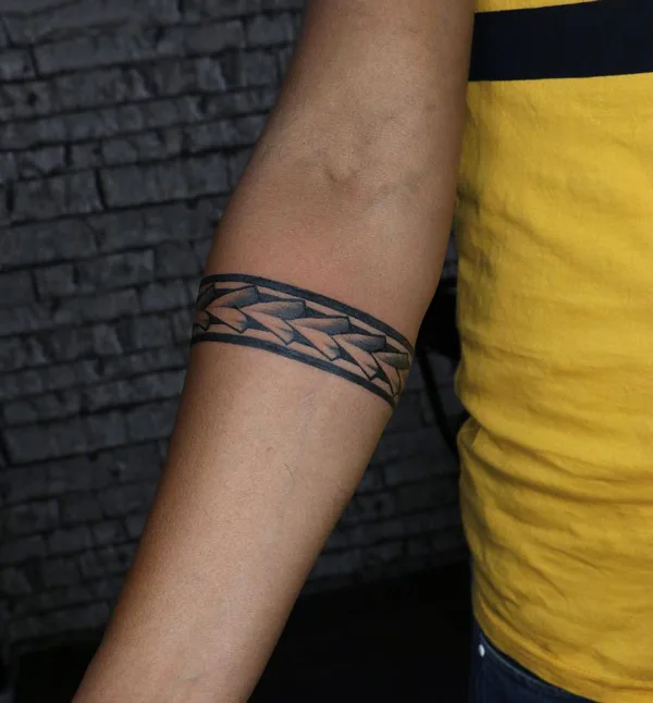 Warrior Tribal Armband Tattoo 1