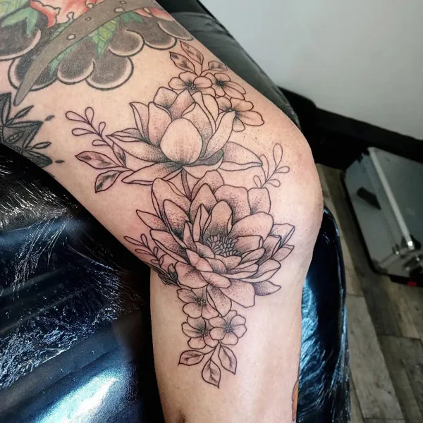 Water lily tattoo 31
