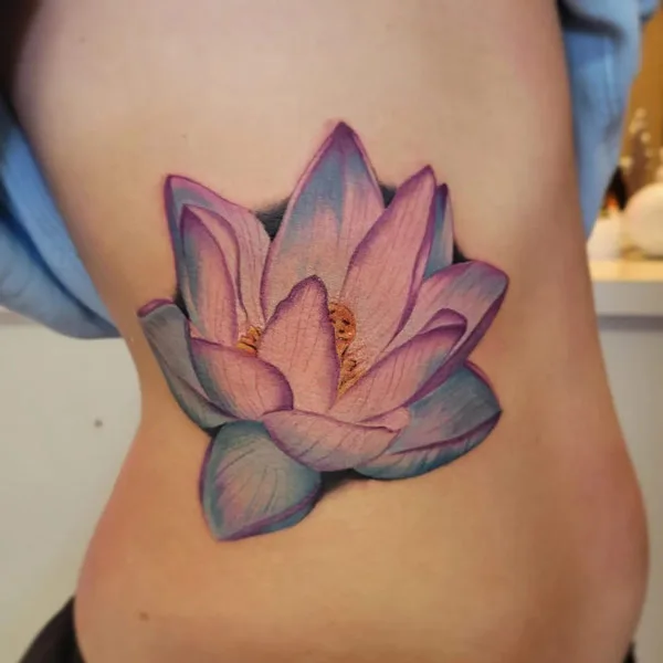 Water lily tattoo 47