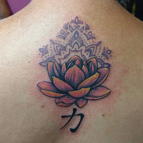 Water lily tattoo 48