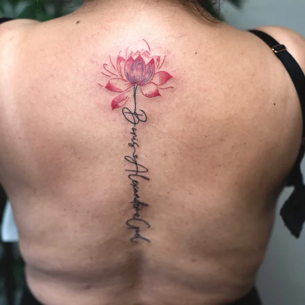 Water lily tattoo 64