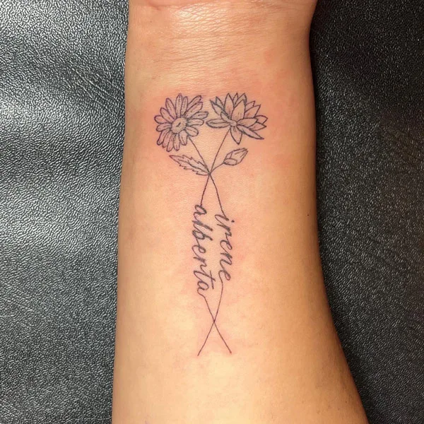 Water lily tattoo 69