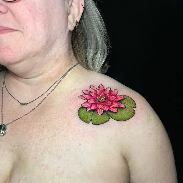 Water lily tattoo 85