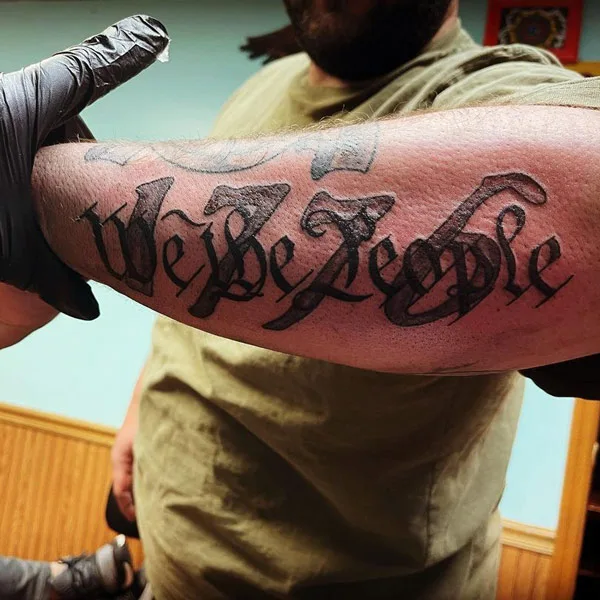 We The People 1776 Tattoo 1