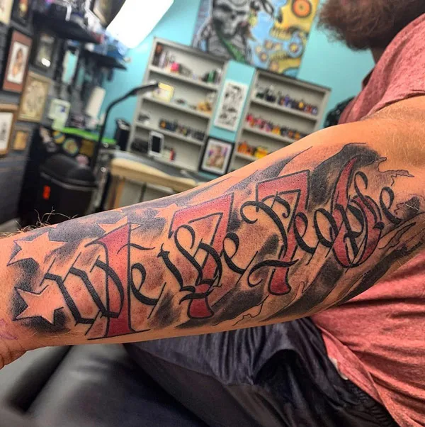 We The People 1776 Tattoo 2