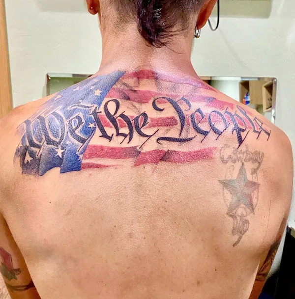 We The People Back Tattoo 1