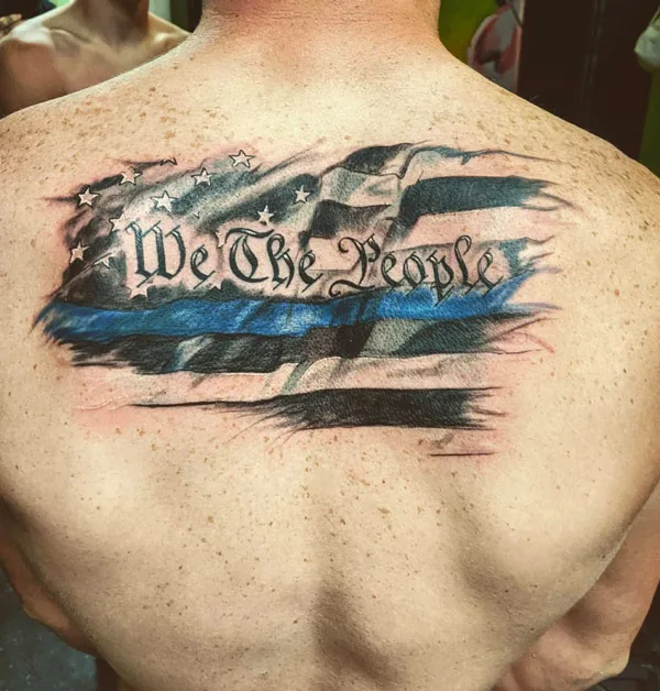 We The People Back Tattoo 2