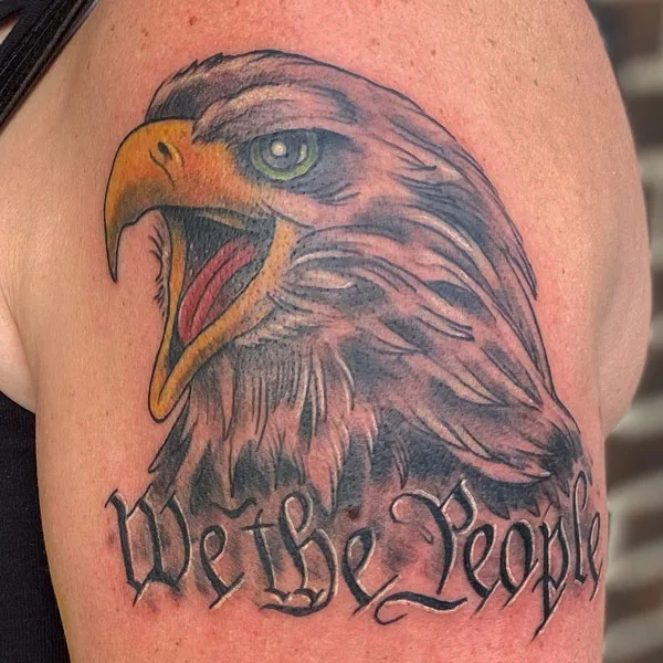 We The People Eagle Tattoo 1