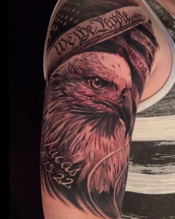 We The People Eagle Tattoo 2