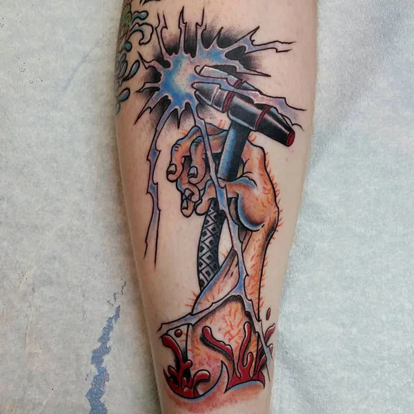 Welding tattoo 102