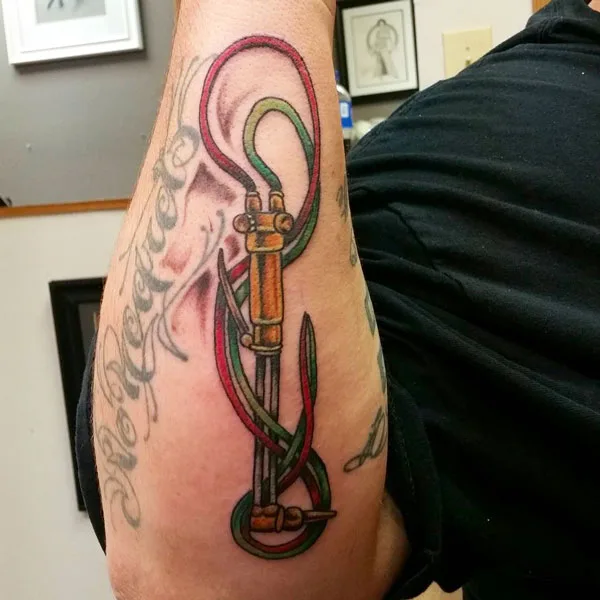 Welding tattoo 103