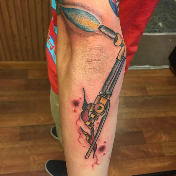 Welding tattoo 104