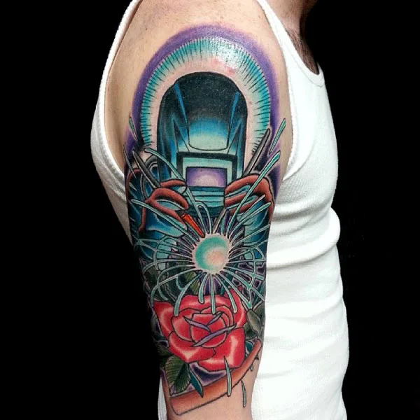 Welding tattoo 105
