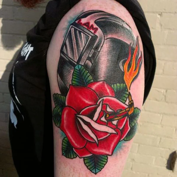 Welding tattoo 106