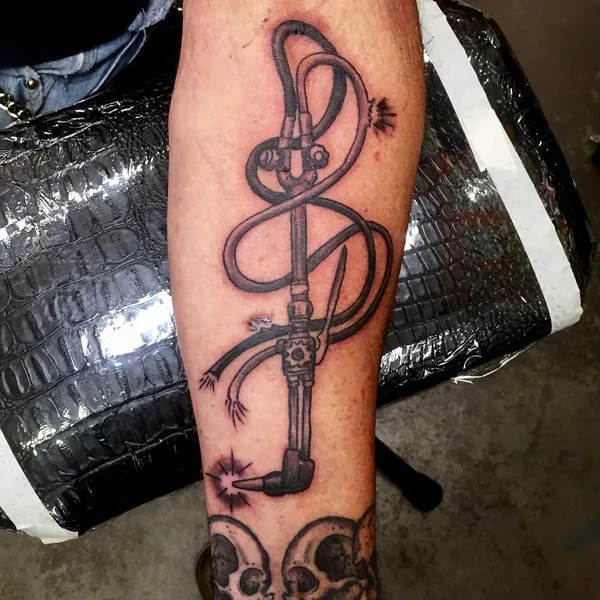 Welding tattoo 15