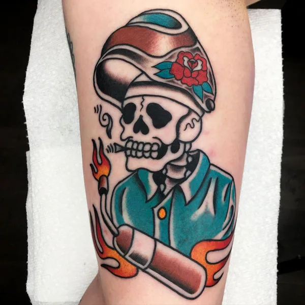 Welding tattoo 19