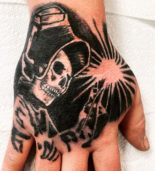 Welding tattoo 23