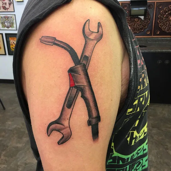 Welding tattoo 24